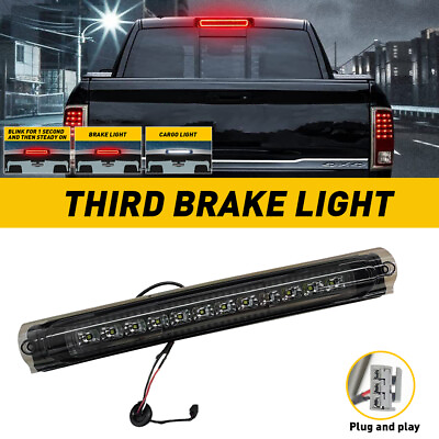 #ad For 97 2003 Ford F150 00 05 Ford Excursion LED 3rd Third Brake Lights Cargo Lamp $33.99