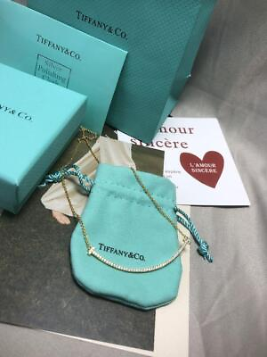 #ad Tiffany Smile Pendant Necklace With Box $192.56