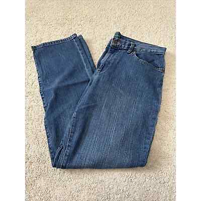 #ad Lauren Jeans Company Jeans Size 12 Vintage Medium Wash Classic Straight Denim $23.00