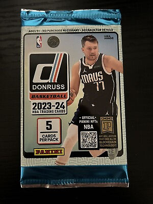 #ad Panini Donruss Basketball 2023 24 NBA 5 Card Pack 1 New Sealed Pack 🔥 $2.59