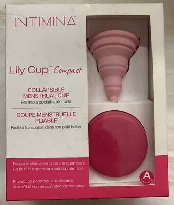 #ad New Intimina Lily Cup Compact Collapsible Menstrual Cup Reusable Size A $8.99