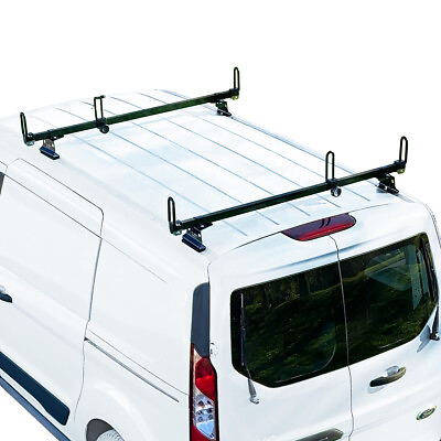 #ad Heavy duty 2 bar black GFY ladder roof rack Fits: Ford Transit Connect 2014 on $142.22