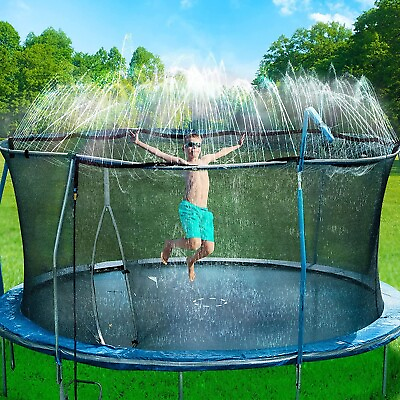 #ad Trampoline Sprinkler for Outdoor Trampoline Backyard Water Park Sprinkler 39ft $29.99