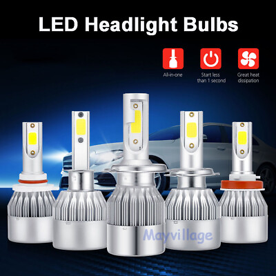 #ad 1 Pair of Headlight Bulbs H1 H3 H4 H7 H8 H9 H11 H13 9004 9005 9006 9007 9012 880 $14.10
