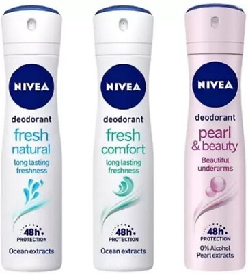#ad NIVEA Fresh Natural Deo 150 ml Fresh Comfort Deo 150 Ml Fresh Pearl amp; Beauty $41.47