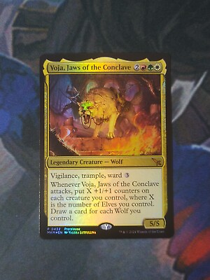 #ad Voja Jaws of the Conclave Foil Prerelease Exclusive Karlov Manor NM MTG $13.95