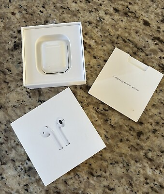#ad Apple AirPods 2nd Generation White Charging Case Box Manual Right Won#x27;t Charge $35.34