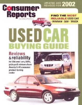 #ad Consumer Reports Used Car Buying Guide 2002 Paperback GOOD $4.70