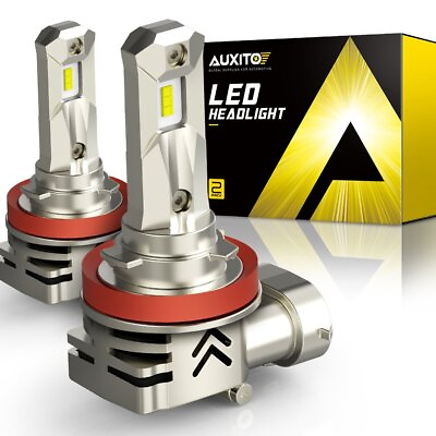 #ad 2X AUXITO H11 H8 LED Headlight Bulb Low Beam Kit Super Bright 6000K 24000LM 10S $35.14