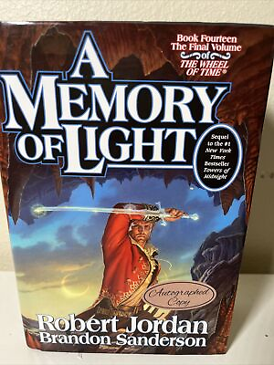 #ad A Memory of Light Robert Jordan Brandon Sanderson 1st Edition signed $79.00