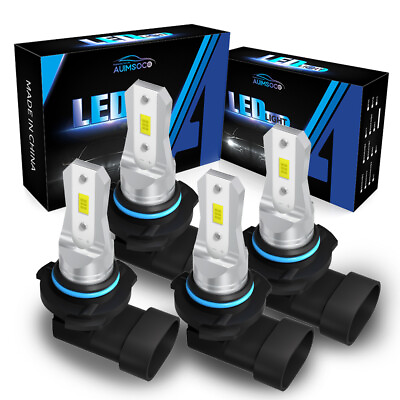 #ad 4x 9005 9006 LED Headlights Combo Bulbs 6000K White For Dodge Journey 2009 2020 $39.99
