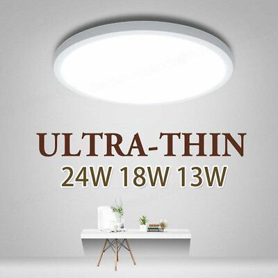 #ad 6quot; 9quot; LED Ceiling Down Light Ultra Thin Flush Mount Kitchen Lamp Home Fixture $6.99