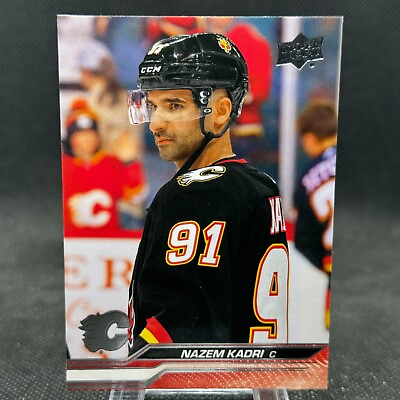 #ad 2023 24 Upper Deck Series 1 Nazem Kadri Base Calgary Flames #26 $1.35