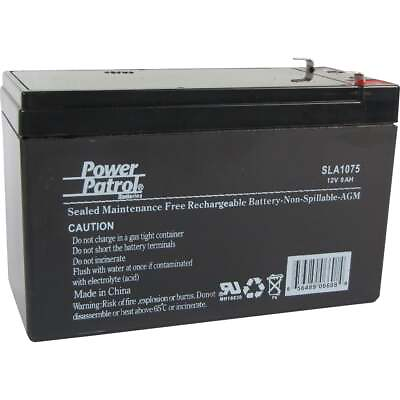 #ad Interstate All Battery Power Patrol 12V 8A Security System Battery SLA1075 $31.36