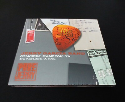#ad Jerry Garcia Band Hampton 11 9 1991 Guitar Pick 2 CD Pure Jerry 7 Grateful Dead $499.99