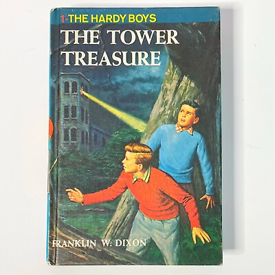 #ad The Hardy Boys The Tower Treasure Book #1 Rev. 1959 Grosset amp; Dunlap $8.99