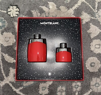 #ad montblanc legendary red 2pc gift set $90.00