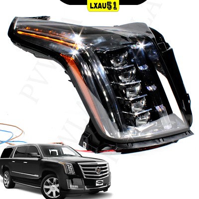 #ad for Cadillac Escalade 2015 2020 Led Right Passenger Side Headlight Lamp DOT SAE $834.71