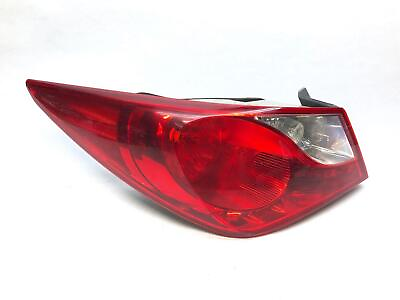#ad 2011 2014 Hyundai Sonata Left Driver Outer Quarter Tail Light Assembly Note* $72.00
