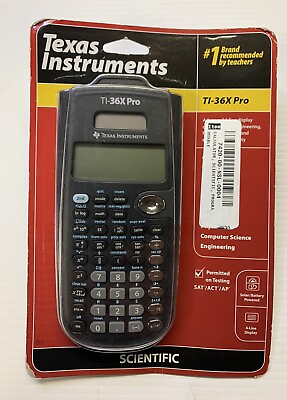 #ad Texas Instruments TI 36X Pro Scientific Calculator. Solar battery Powered. $33.99