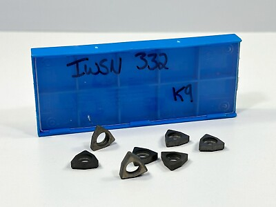 #ad Kennametal IWSN 332 New Carbide Inserts K9 7pcs $24.99