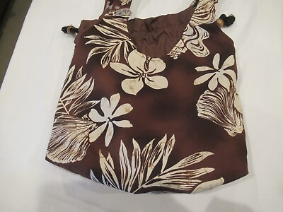 #ad Mailelani#x27;s brown palm leaf purse hobo style NWT $28.00