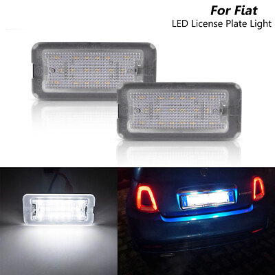 #ad LED License Number Plate Light CANBUS For Euro Spec 2007 2016 FIAT 500 C Abarth $12.99