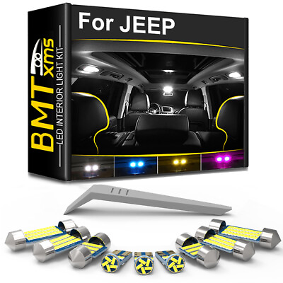 #ad For Jeep Renegade Cherokee XJ Compass Grand Cherokee Wrangler LED Interior Light $11.88
