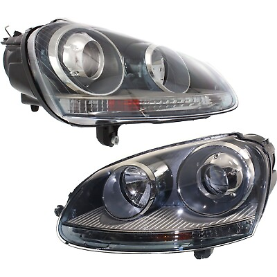#ad HID Headlight Set For 2005 2010 Volkswagen Jetta Left amp; Right Pair $403.98