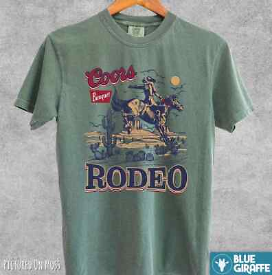 #ad Coors Cowboy t Shirt Western t Shirt Graphic Tees $16.99