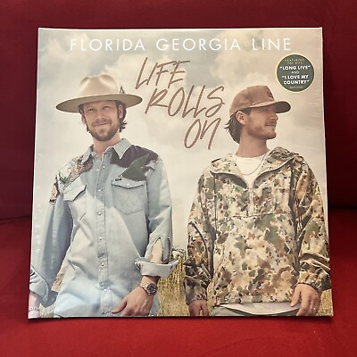 #ad NEW Florida Georgia Line Life Rolls On 2x Vinyl Record Sealed W Hype Sticker GF $14.99