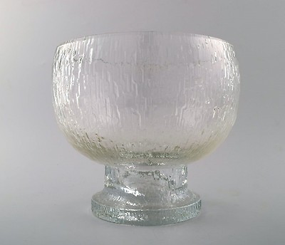 #ad Iittala Timo Sarpaneva large glass bowl. $140.00