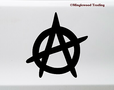#ad Anarchy Symbol Vinyl Sticker Disorder Chaos Punk Die Cut Decal $4.99