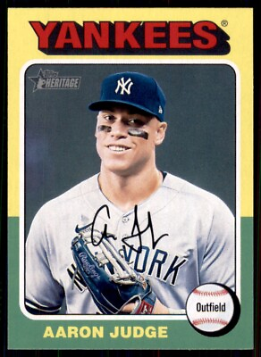 #ad 2024 Heritage Base #112 Aaron Judge New York Yankees $1.49
