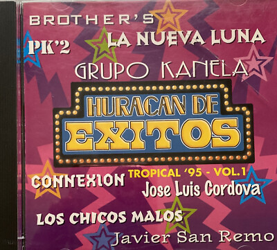 #ad Huracan De Exitos Tropical 95 Vol.1 Con Varios Artistas CD New Nuevo $13.99