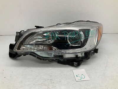 #ad FOR PARTS ONLY 2015 2017 Subaru Legacy LEFT SIDE Halogen w LED Headlight OEM $99.99