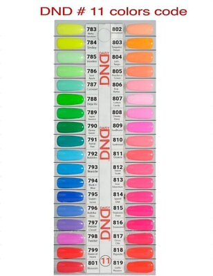DND New Colors 2021 Soak Off Gel Polish Duo .5oz LED UV #783 819 Your Choice $249.00