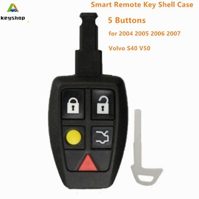 #ad 5 Buttons for 2004 2005 2006 2007 Volvo S40 V50 Smart Remote Key Shell Case Fob $19.39