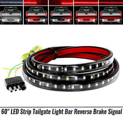 #ad 60quot; Inch Truck Tailgate LED Light Bar Brake Reverse Turn Signal Stop Tail Strip $9.99