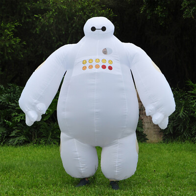 #ad Inflatable Costume Outfit Big Hero BayMax for Halloween Cosplay Party Adult Size $59.99