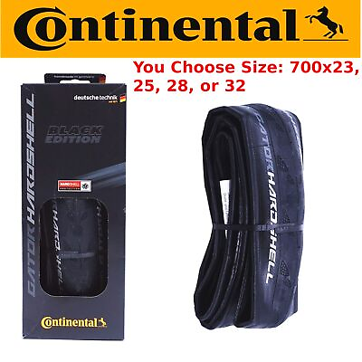 #ad Continental Gator Hardshell Duraskin 700x 23 25 28 32 Bike Foldn Tire Black Edtn $61.95