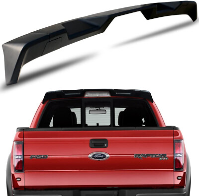 #ad For 09 10 11 12 13 14 Ford F 150 BLACK Trunk Roof Spoiler Lip Wing All Cabs F150 $144.99