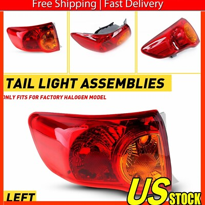 #ad For Toyota Corolla Light Brake Lamp 2009 2010 Outer Tail Left Driver Side $34.99