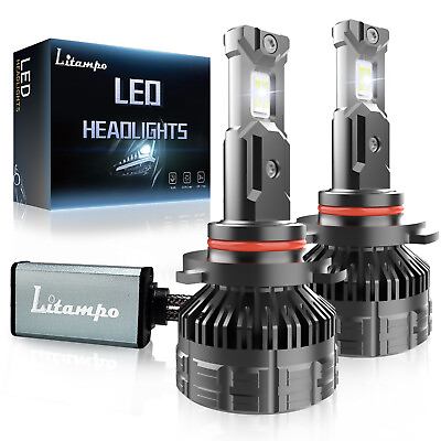 #ad CANBUS 120W 9006 HB4 6000K White COB LED Headlight Kit Low Beam Pair Light Bulbs $26.52