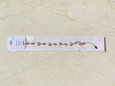 #ad Women Gold bracelet Pearl Jewellery Bracelets Women#x27;s Wedding Bride Prom Gift $1.99