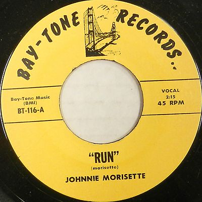 #ad JOHNNIE MORISETTE 45 Run Bad Shape BAY TONE Soul #BB1326 $19.00