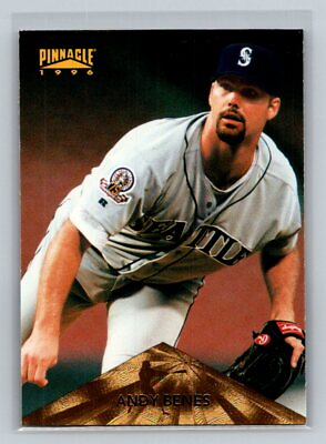 #ad 1996 Pinnacle #7 Andy Benes Seattle Mariners Baseball Card $1.57