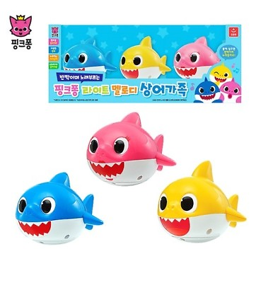 #ad Pinkfong Shark Family LED Light Melody Bath Play For Baby Kids Korean Version C $102.98