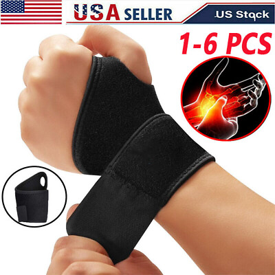 #ad Wrist Hand Brace Support Carpal Tunnel Sprain Arthritis Gym Splint Left Right $5.99