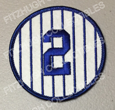 #ad SALE: DEREK JETER NEW YORK YANKEES RETIRED JERSEY NUMBER 2 QUALITY PATCH $4.95